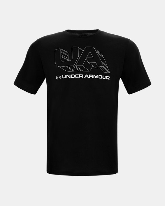 Men's UA Graphic Cotton T-Shirt in Black image number 3